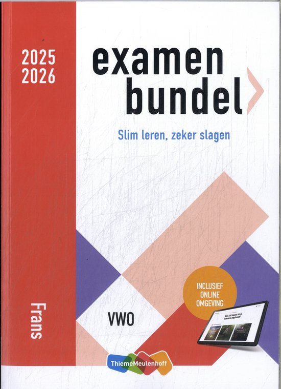 Omslag van Examenbundel Frans vwo 2025/2026