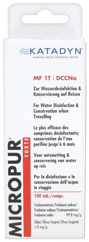 Micropur Forte, MF 1T, 100 Tabletten