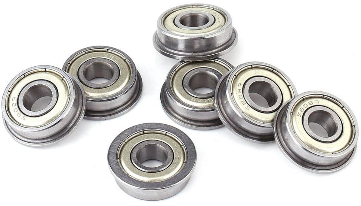 JGS Premium Mini kogellagers set van 10 stuks voor skateboard wielen – 8 * 22 * 7mm Roestvrij Staal