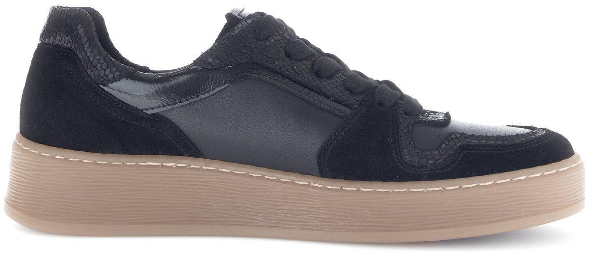 Gabor 76.475.57 - dames sneaker - Zwart - maat 42.5 (EU) 8.5 (UK)
