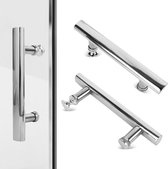 Diamond Douchecabine | 100x90 Cm Mat Zwart Helder Glas Draaideur Rechthoek 96366