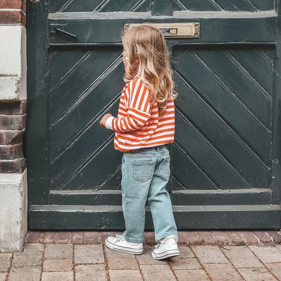 NOUVEAU Pull rayé en maille française pour enfant – Tigerlily 122