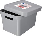 Curver Infinity - Opbergbox met deksel - 17L / Grijs
