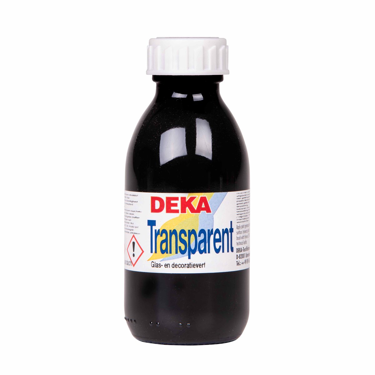 Deka Glasverf transparant - Hoogglans & waterproof - 125 ml bruin - 02584