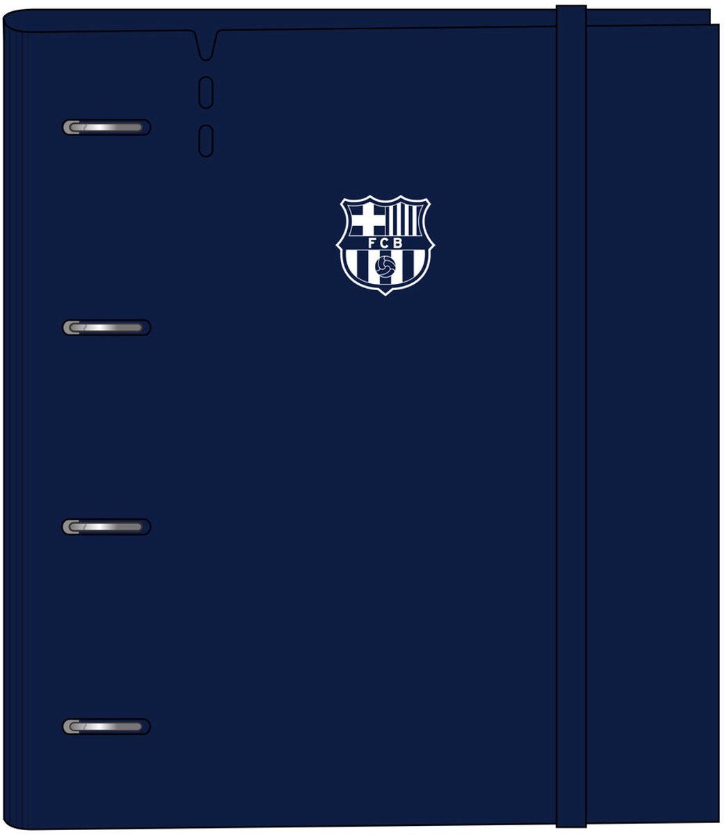 Ringkaart F.C. Barcelona Kastanjebruin Marineblauw 27 X 32 X 4 cm