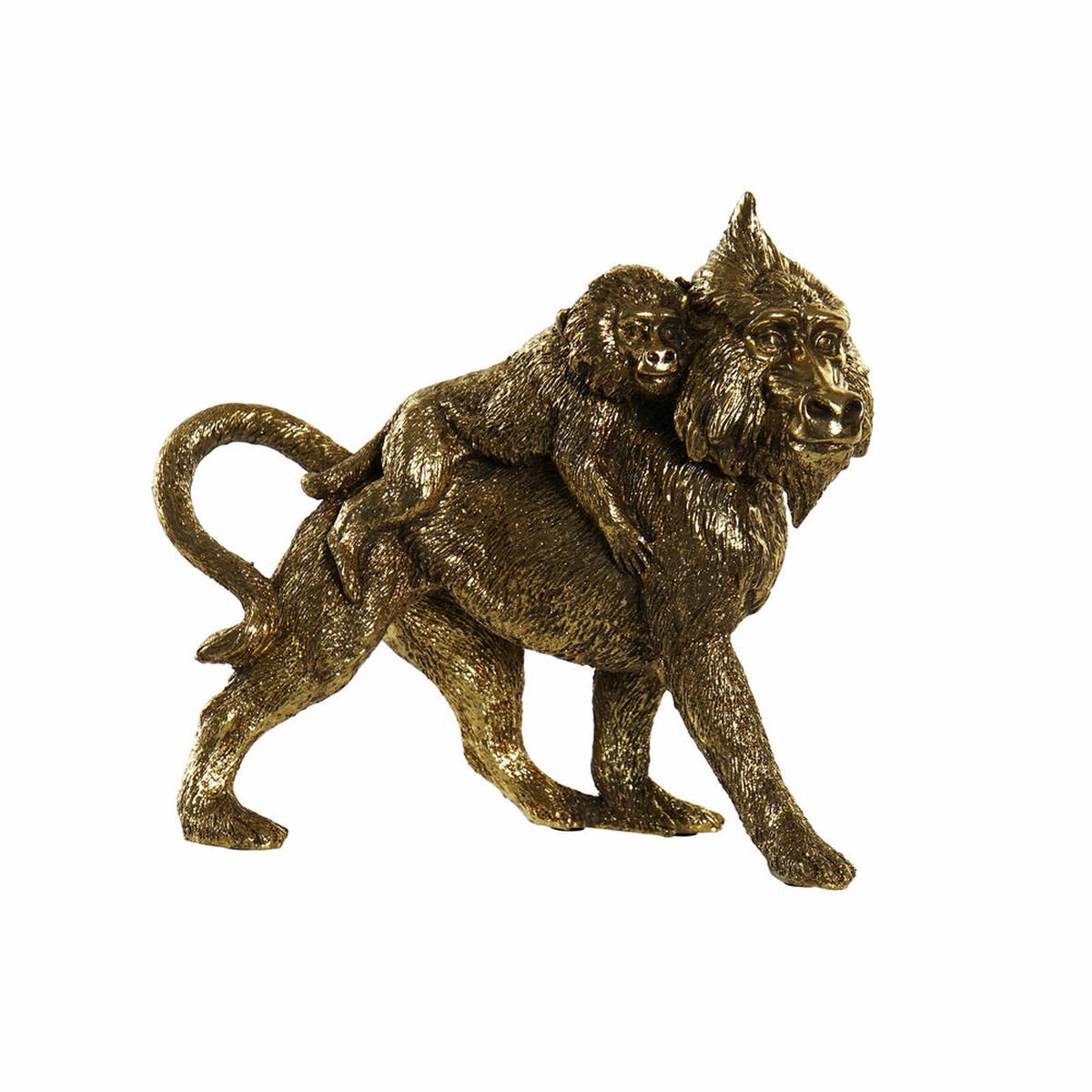Decoratieve figuren DKD Home Decor Hars Aap (21 x 8.5 x 18.5 cm)