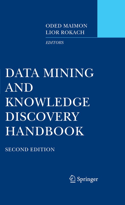 Data Mining and Knowledge Discovery Handbook - cover