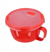 Curver Récipient micro-ondes - Bol à soupe - Rond - 0- Take Away - Rouge