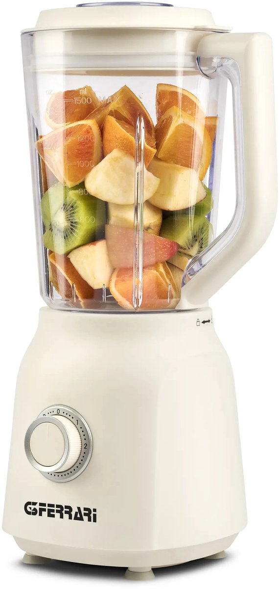 G3 Ferrari Tuttofrutta 1,5 l Blender voor op aanrecht 600 W Wit