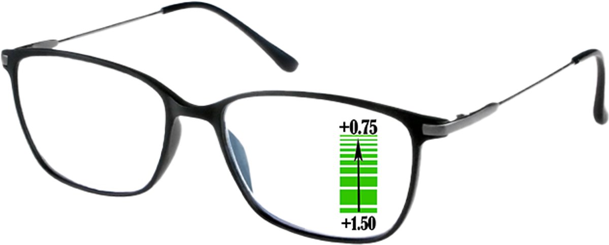 Leesbril Ofar Office Multifocaal CF0002A- Zwart -+1.50