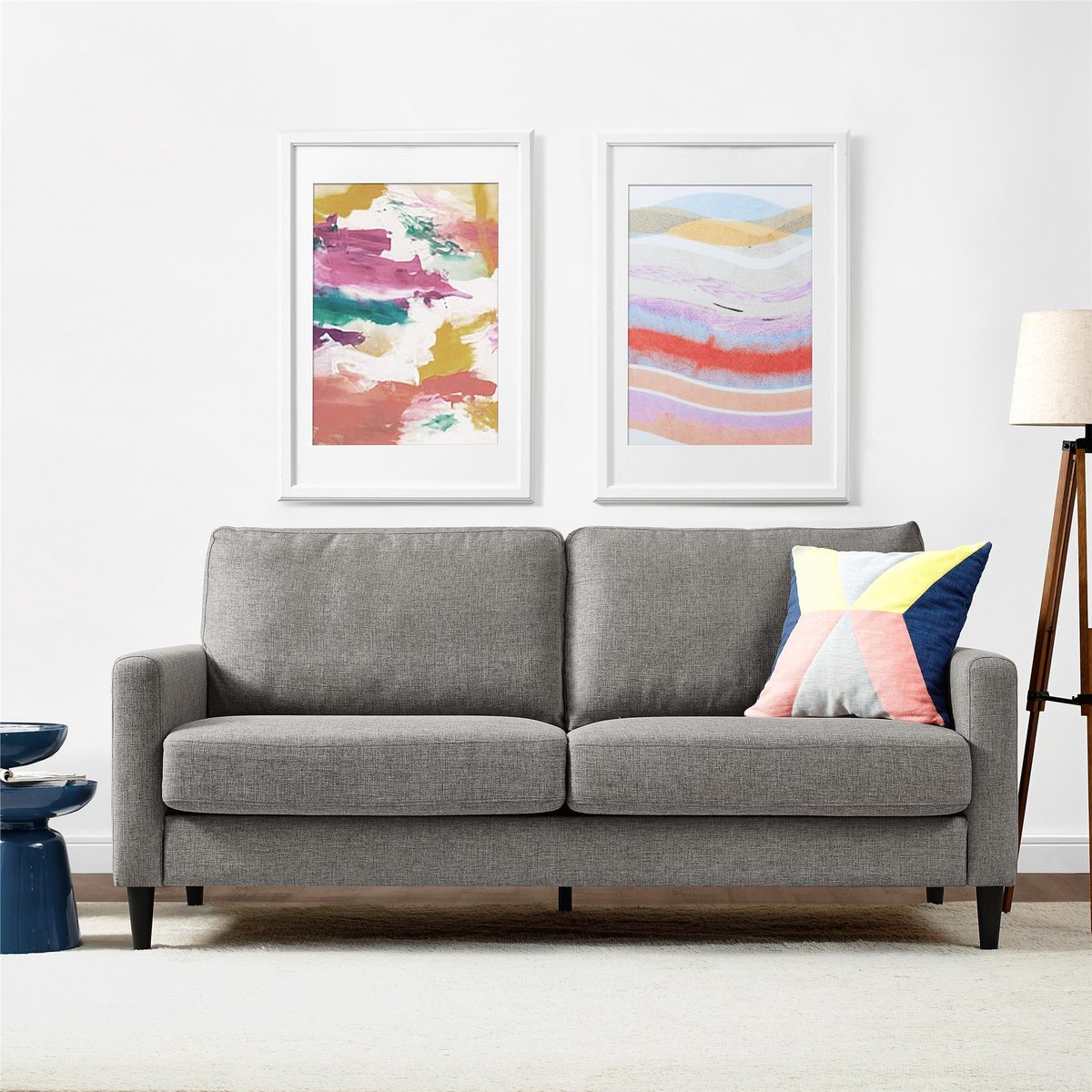 Notio Living Kaci-Sofa 3-zits - Grijs Linnenlook