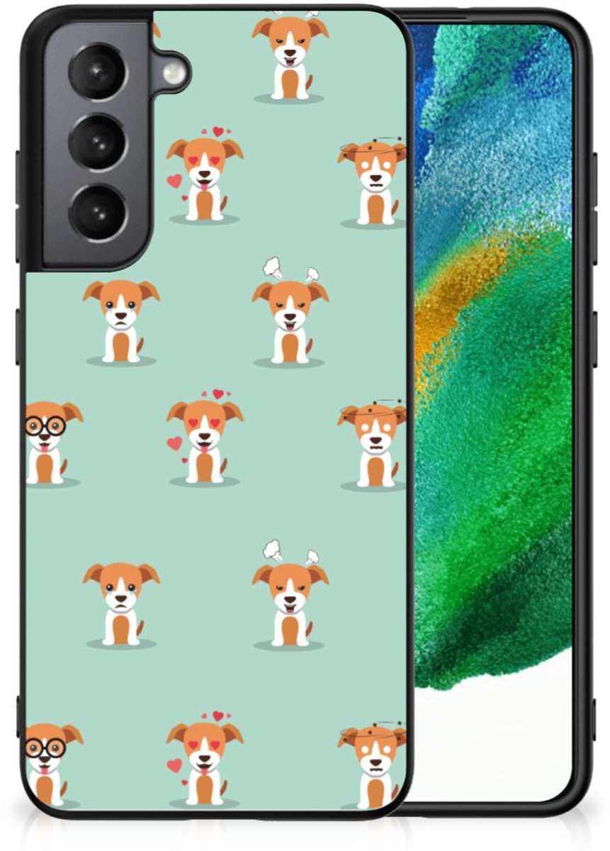 Samsung Galaxy S21FE Dierenprint Telefoonhoesje Pups