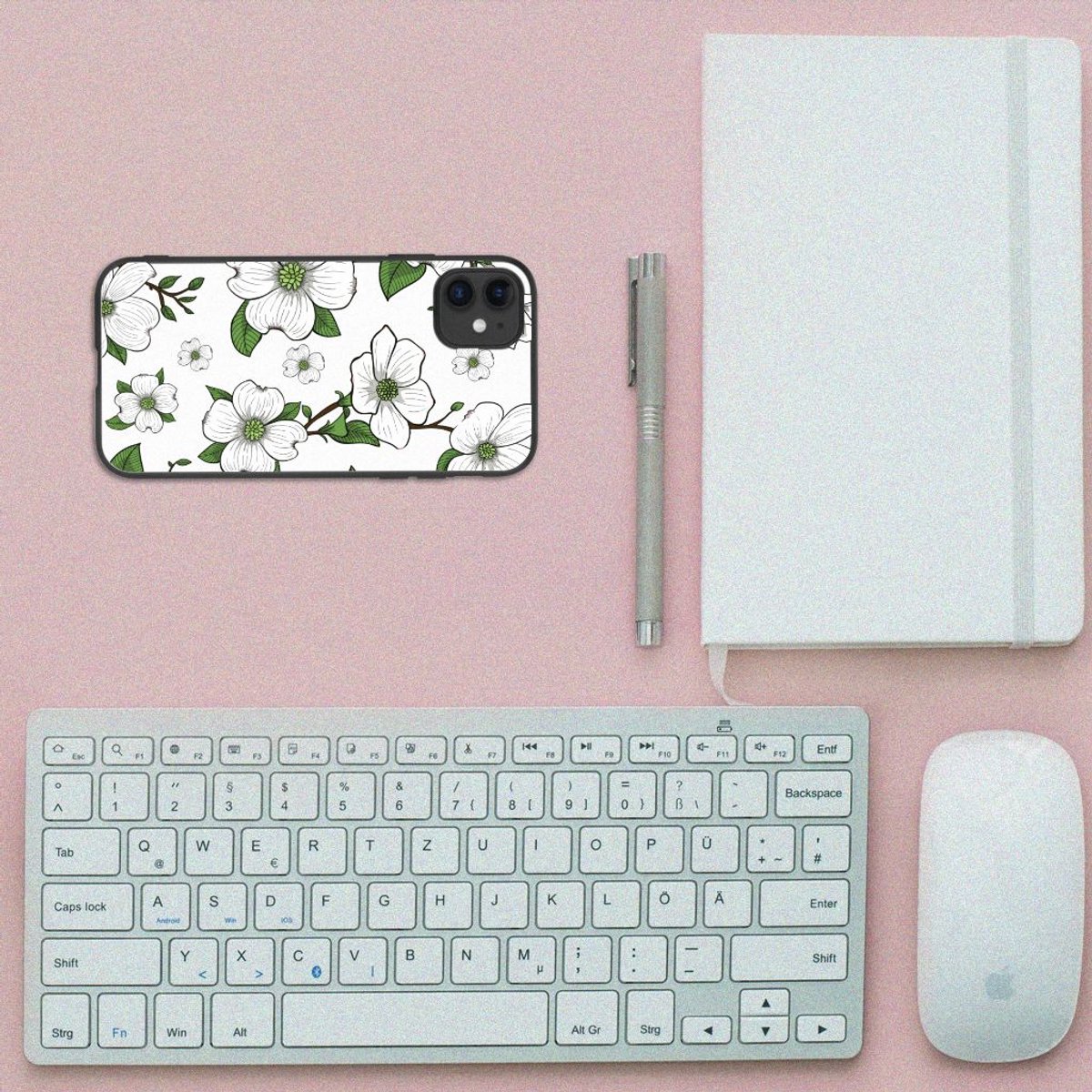 iPhone 11 Bloemen Hoesje Dogwood Flowers