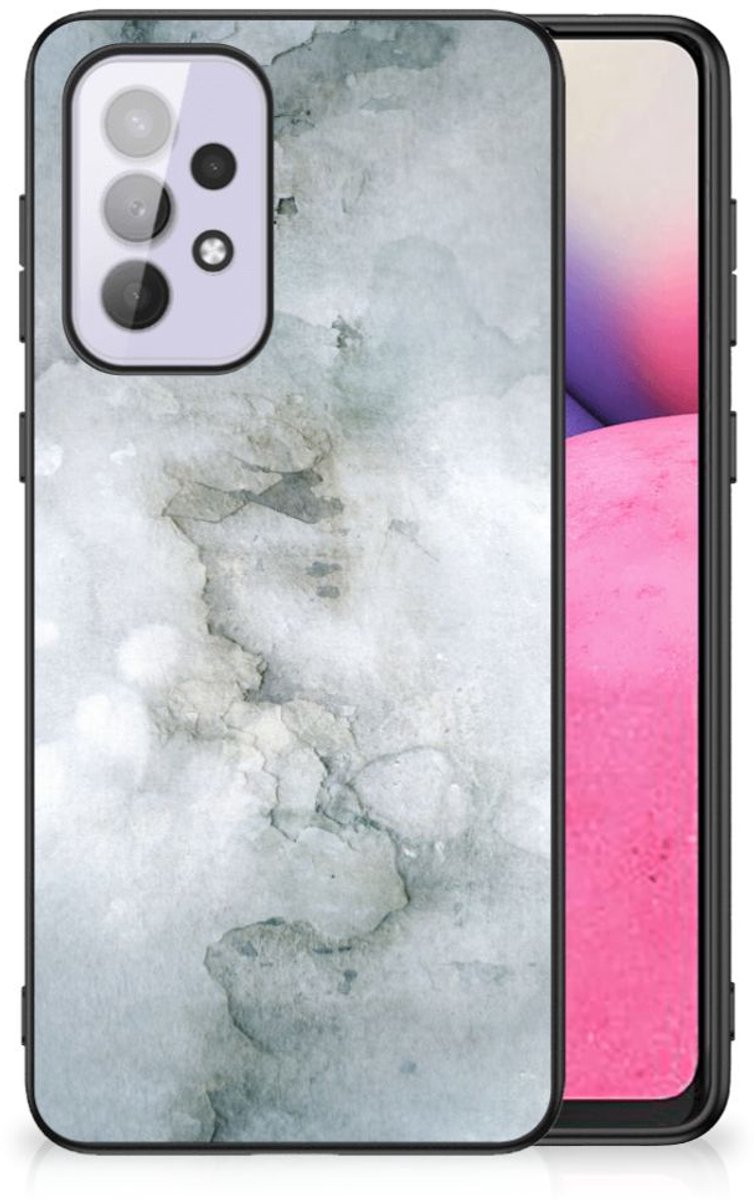 Kleurrijke Telefoonhoesje Samsung Galaxy A33 5G Painting Grey