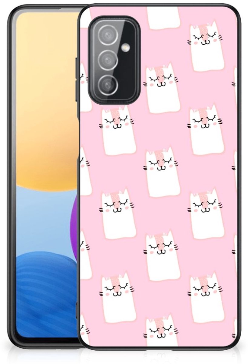 Samsung Galaxy M52 Dierenprint Telefoonhoesje Sleeping Cats