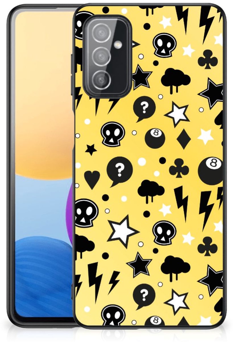 Telefoonhoesje Samsung Galaxy M52 Punk Geel