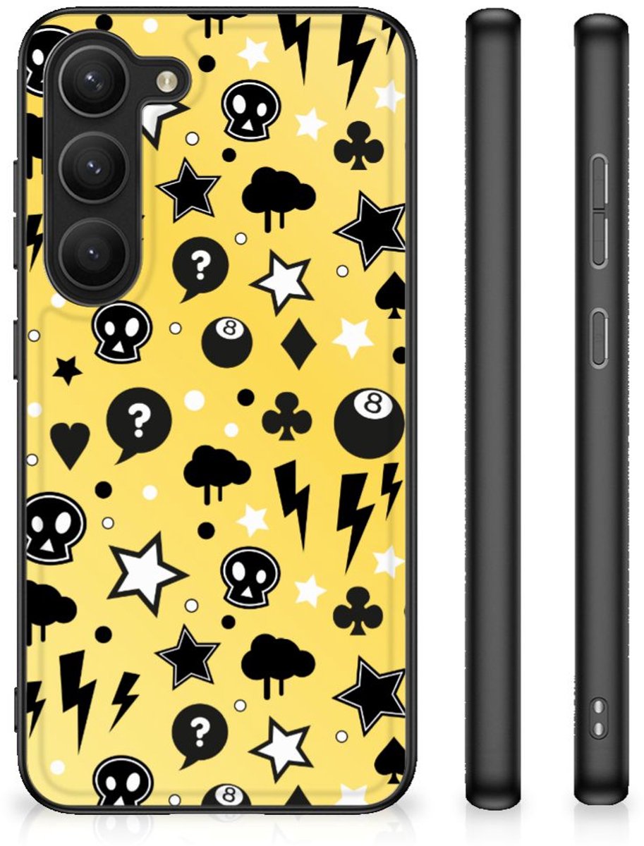 Telefoonhoesje Samsung Galaxy S23 Punk Geel