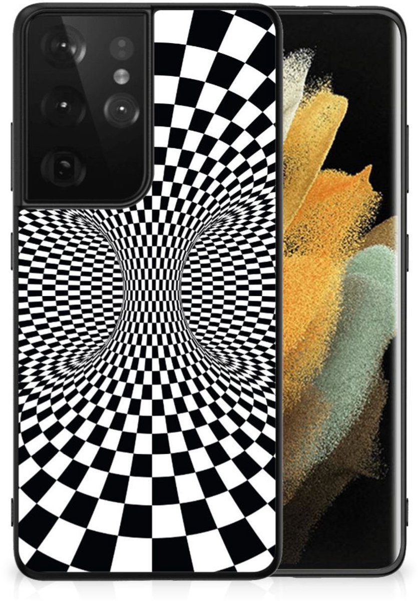 Back Cover voor Samsung Galaxy S21 Ultra Backcover Illusie