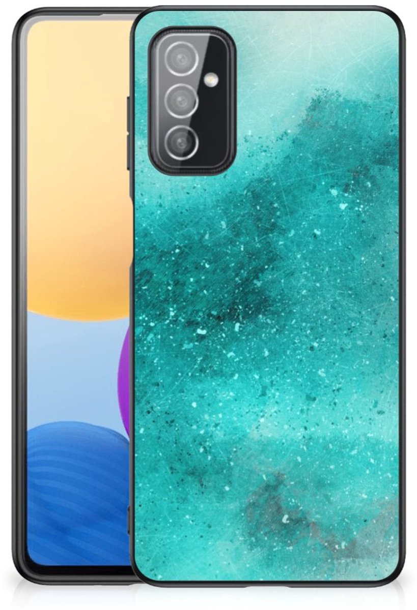 Kleurrijke Telefoonhoesje Samsung Galaxy M52 Painting Blue