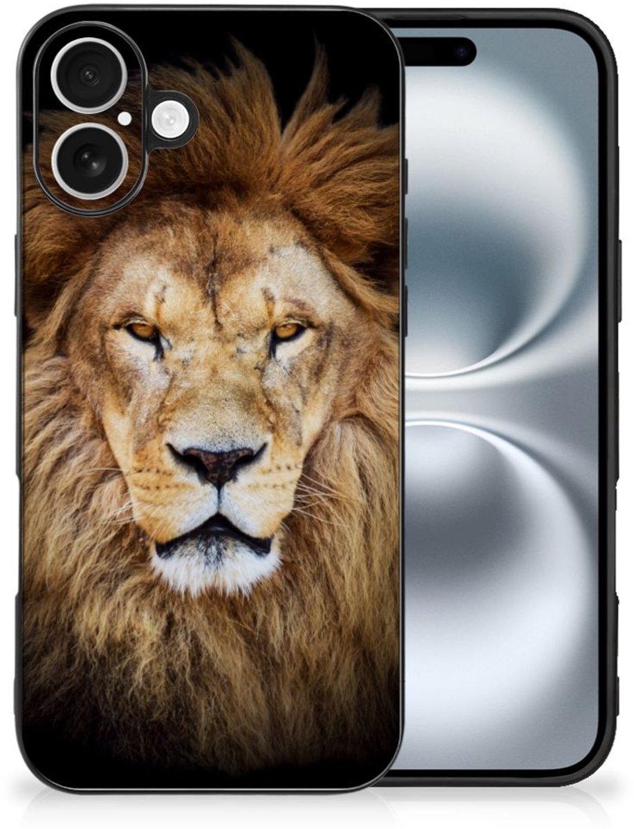 iPhone 16 Dierenprint Telefoonhoesje Leeuw