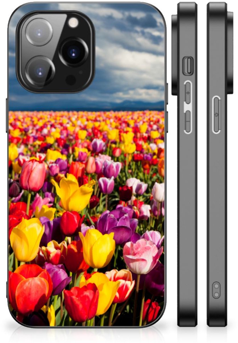 iPhone 14 Pro Max Bloemen Hoesje Tulpen