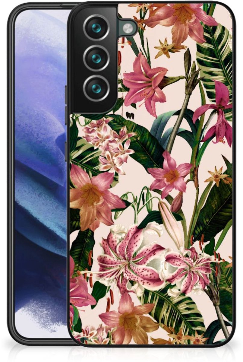 Samsung Galaxy S22 Plus Bloemen Hoesje Flowers