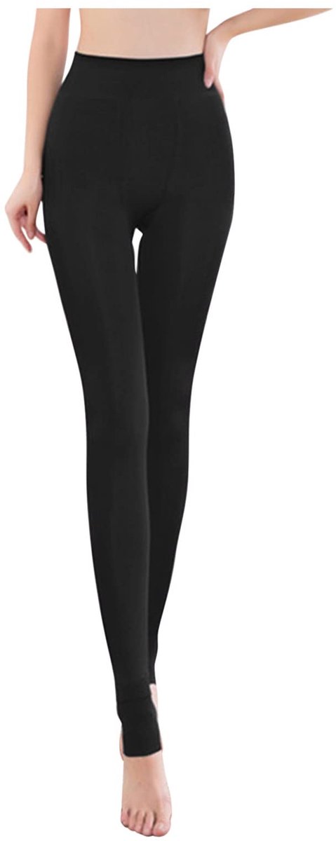 Go Go Gadget - Thermolegging - Fleece legging - Zwart - One Size