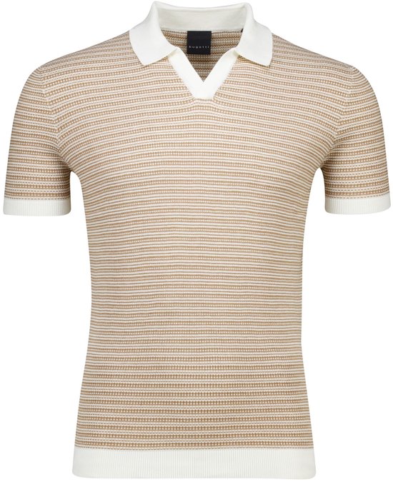 Polo's korte mouw beige Bugatti main image 1