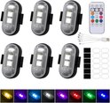 Lampe Stroboscopique LED Pour Drone/vélo/voiture RC - 8 Couleurs, Télécommande, étanche - Améliore La Visibilité Et Le Style - 12