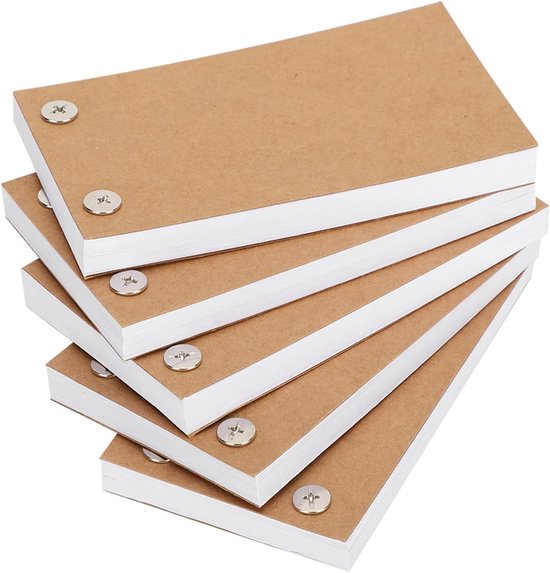 Foto: Flip book papier 5 delige flip book kit aparte handgeschilderde boeken schroeven set kinderen tekengereedschappen creatief tekenen