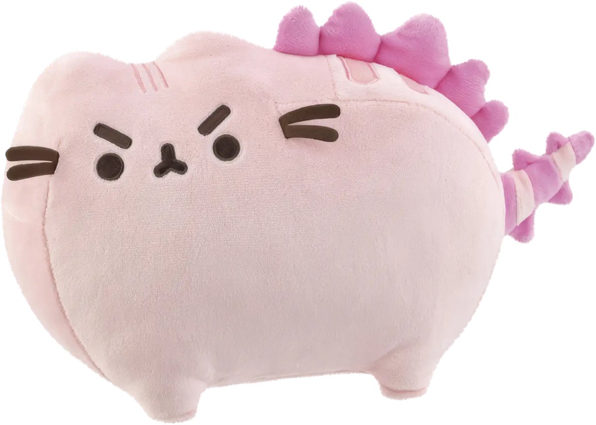Pusheen, Knuffel 24cm voor Kinderen Pusheenosaurus Collectie Ultrazacht Charmant Design, Roze