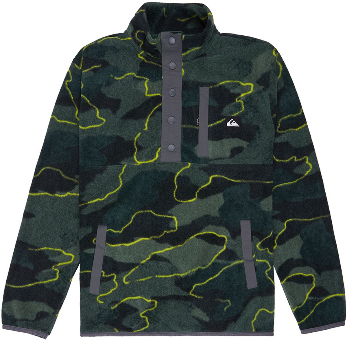 Quiksilver No Destination Fleece Met Halve Rits 8 Years Jongens Groen