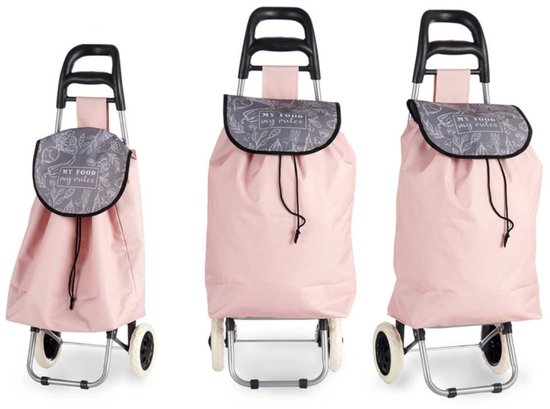 Caddie Métal Rose Plastique (20 x 95 x 34 cm)