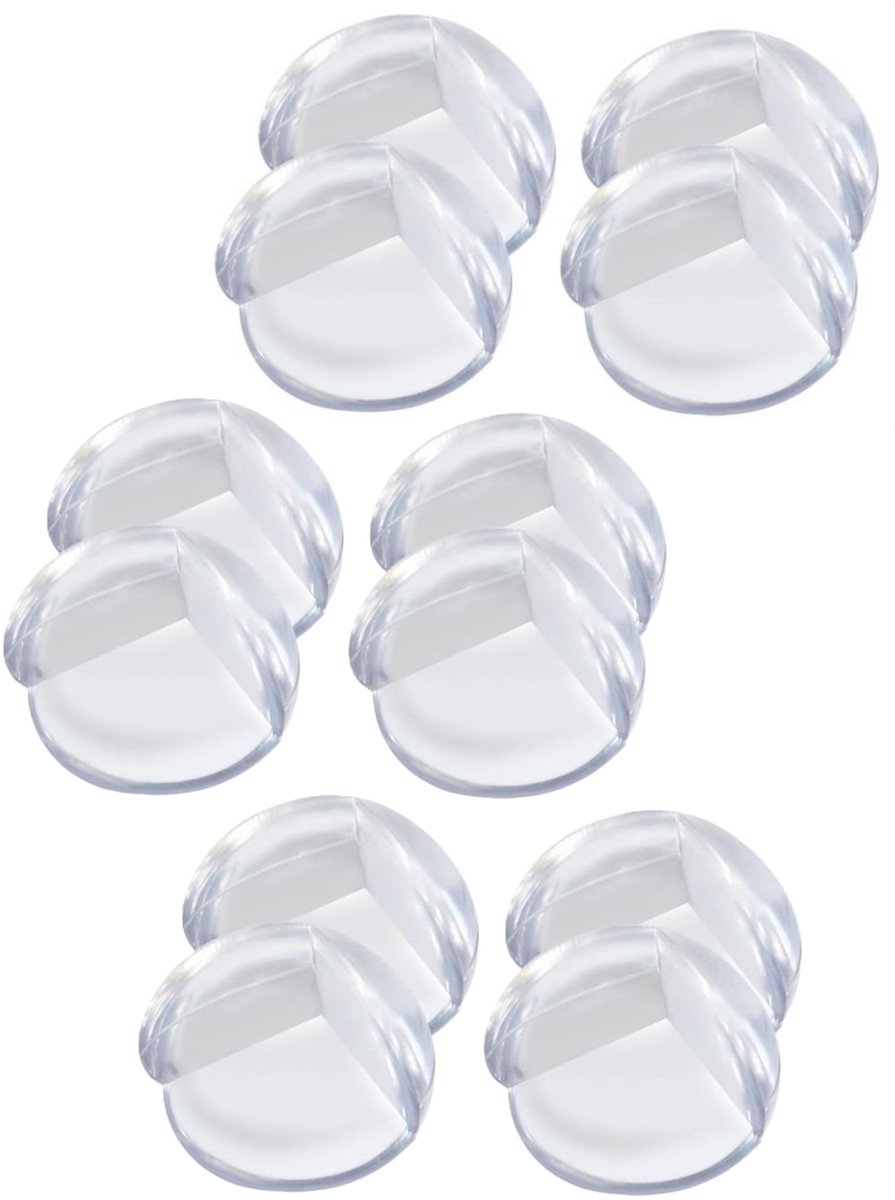 Ruhhy Hoekbeschermer voor tafel - 12x stuks - tafelpunten - veiligheid - transparant