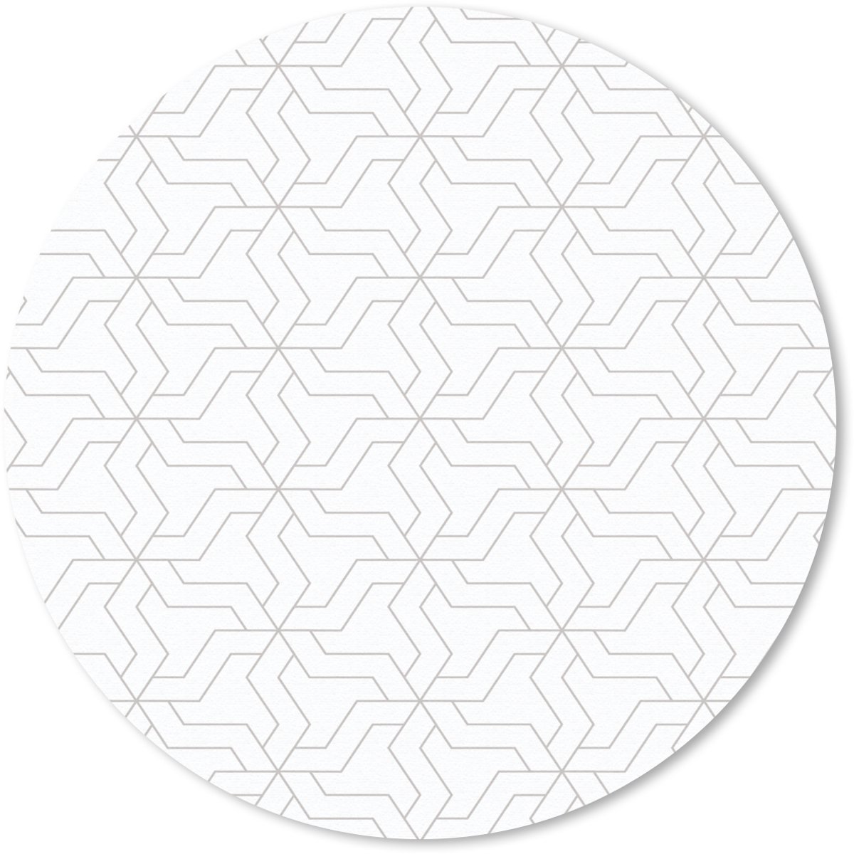 Muismat rond 30x30 cm - Mousepad Grafisch - Patroon - Modern - Ronde muismatten