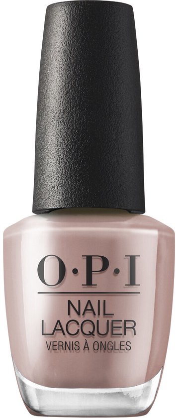 Flesje O.P.I. Nail Lacquer in taupe kleur.