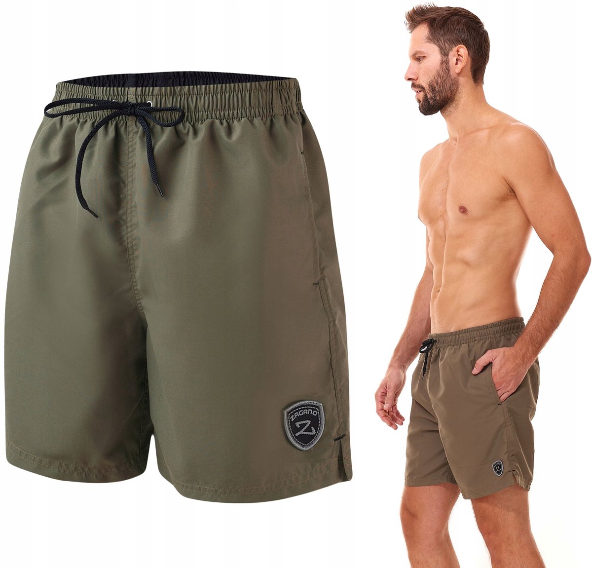 ZAGANO - Zwemshort heren - Maat M - Sneldrogende - Sport zwemshort - Strandshort heren