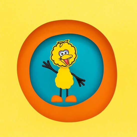 Glopals Light-Up Character Sesamstraat Pino Badspeelgoed GP-FIN-CHAR-BIGBIRD van Glo Pals — afbeelding 4