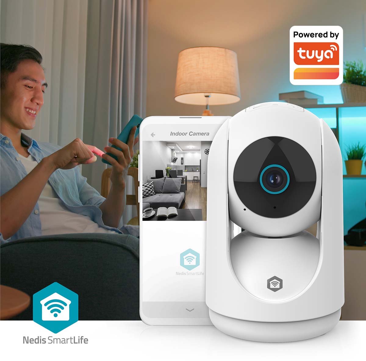 Nedis SmartLife Beveiligingscamera 3MP Full HD met Nachtzicht - afbeelding 2