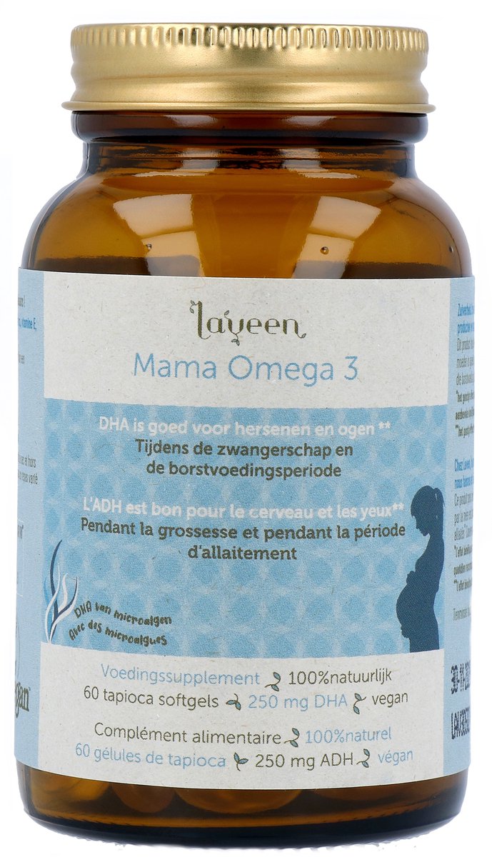 Goedkoopste Mama Omega 3 |DHA | 100 plantaardig| 60 tapioca softgels