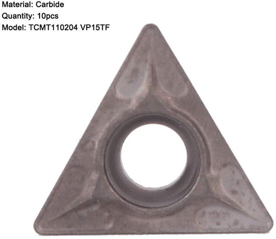 Plaquette réversible APKT060204PDTR-M PROMAT anti-usure pour fraisage x10