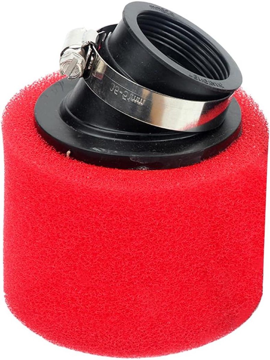 Allecto Plus - Vervanging Motorfiets Luchtinlaatfilter Sport Schuimluchtfilter - Geschikt voor de meeste Motorfietsen en Scooters (35mm)