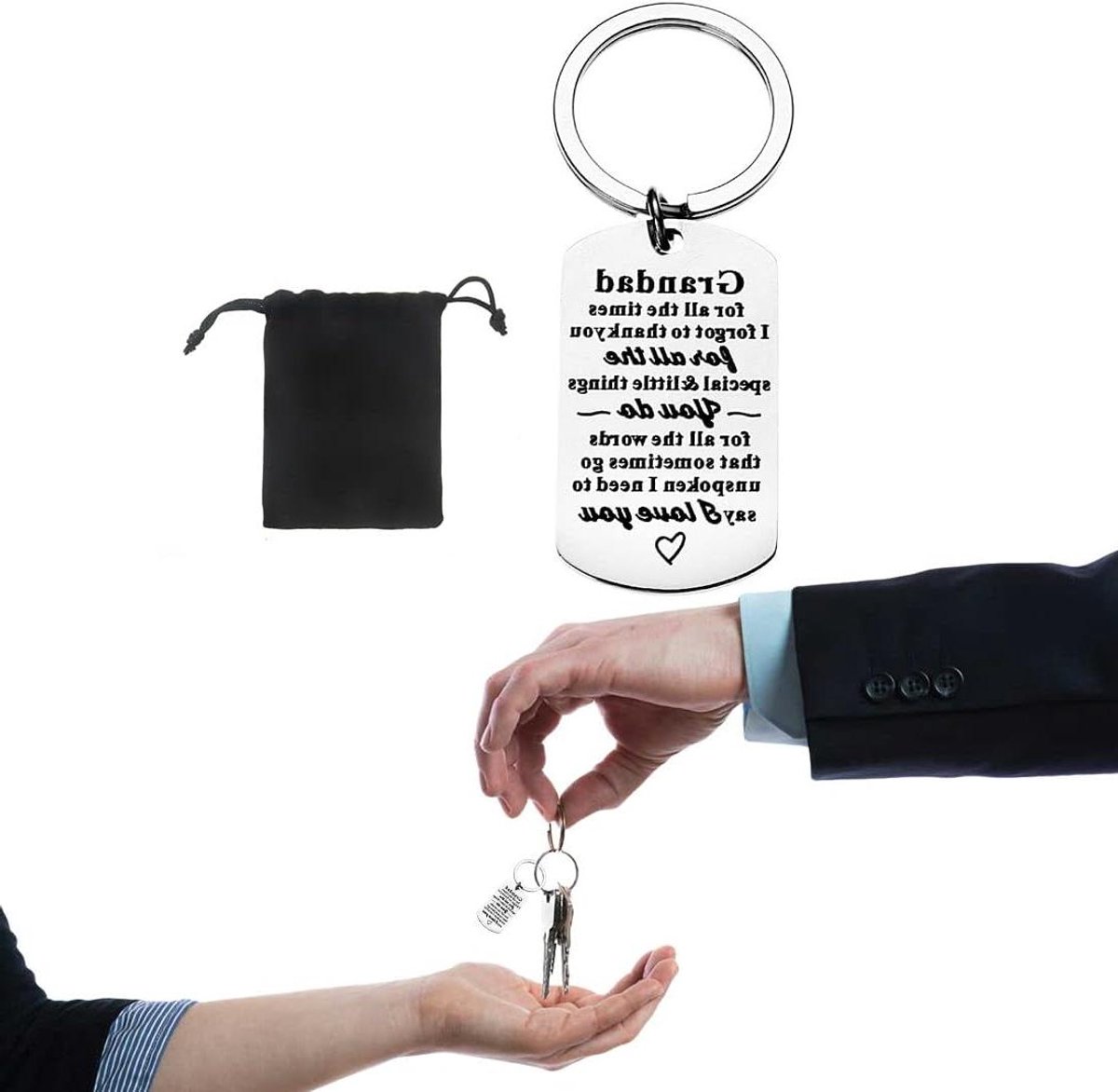 Allecto Plus - Kerstcadeaus voor opa - Mannen cadeau - Sleutelhanger - Verjaardagscadeau voor opa