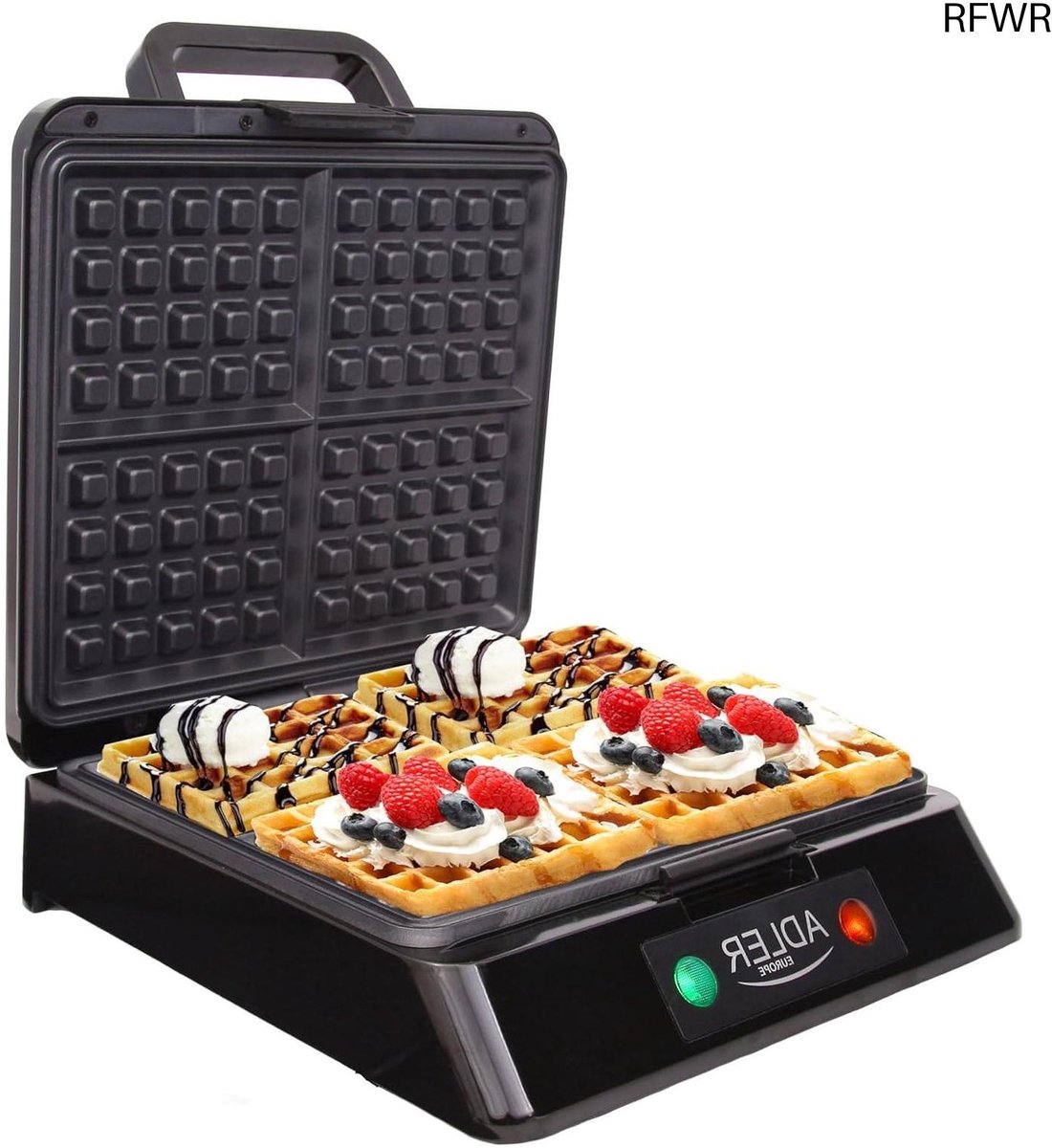 RFWR® Wafelmaker 1300W - Meerkleurig en Duurzaam