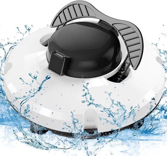VEVOR Zwembadstofzuiger, draadloze handstofzuiger (32 l/min) voor whirlpools met verlengstang, oplaadbare zwembadreiniger, werkt tot 1 uur, voor bovengrondse en verzonken zwembadspa's