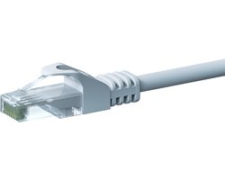 Danicom CAT6 UTP patchkabel - 0,50 meter wit - CCA - netwerkkabel - internetkabel - UTP kabel - RJ45 - 1000 mbit/s