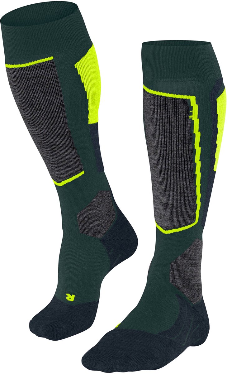 Herren SK2 warm dik wol functioneel materiaal skisokken heren holly Groen