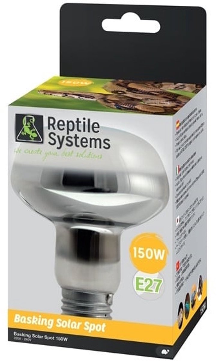 As Reptile Basking Spotlight terrariumlamp E27 UVA voor reptielen 150W E27