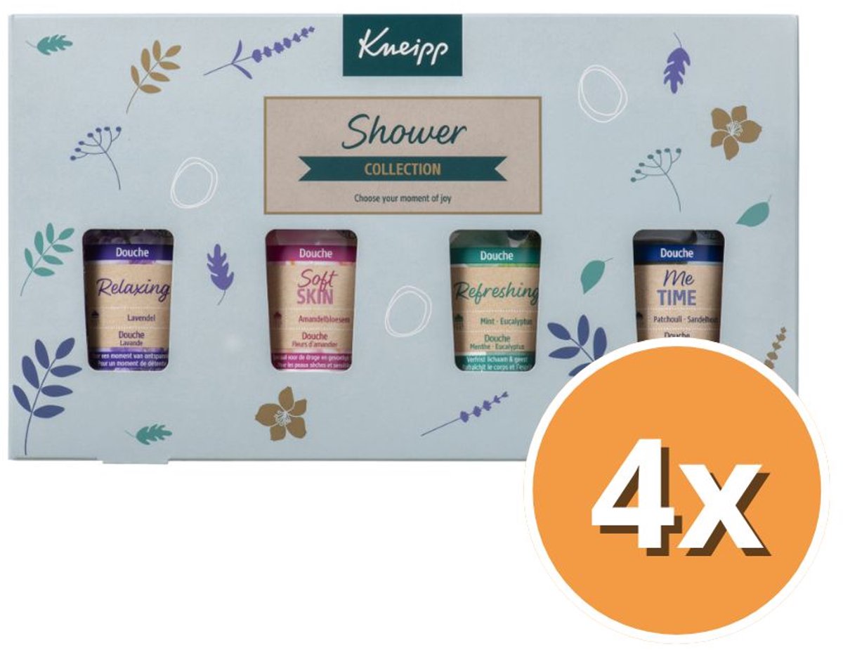 4x Kneipp Geschenkverpakking douche favourites (1 set)
