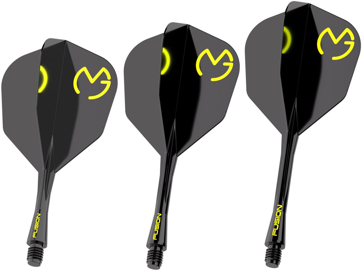 Winmau Fusion Michael van Gerwen Green Black NO6 - Dart Flights